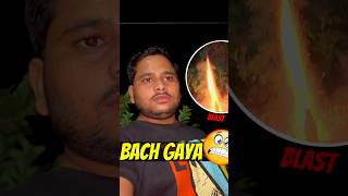 AJ TO BACH GAYA💣🙄 vlog 537  patakhe crackers experiment testing minivlog shorts [upl. by Enyluqcaj]