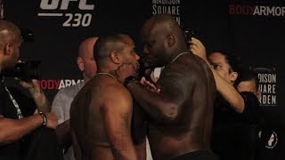 Daniel Cormier vs Derrick Lewis Final Face Off  UFC 230 Ceremonial Weigh Ins [upl. by Sharyl]