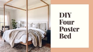 DIY Four Poster Bed [upl. by Anialahs]