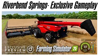 FS25 Riverbend Springs  Gameplay amp Equipment  Farming Simulator 25 [upl. by Ennaeerb]