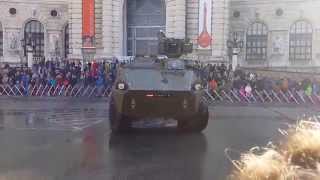 Bundesheer Leistungsschau  Panzervorführung  Heldenplatz Wien 2015 [upl. by Assirem]