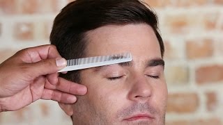 How to Trim Mens Eyebrows [upl. by Ruomyes]