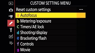 Nikon Z6II and Z7II Auto Focus Settings Quick Tips [upl. by Einiffit883]