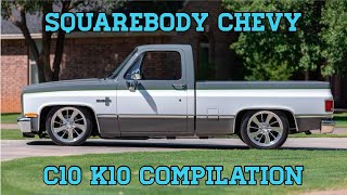 Squarebody Chevy C10 K10 Compilation [upl. by Ajam]