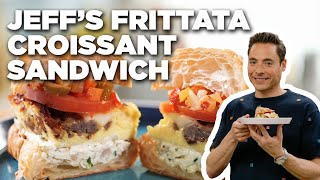 Jeff Mauros Kitchen Sink Frittata Croissant Sandwich  The Kitchen  Food Network [upl. by Rie]