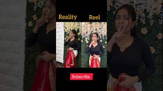 Nilanjana Dhar reels vs reality ❤️Deblinas Creationyoutubeshorts shorts explore [upl. by Pleione211]