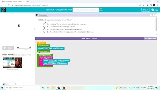 L211 Codeorg  Express2021  Lesson 21 Functions with Artist  level 1 [upl. by Leandro]