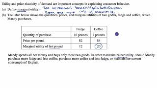 Utility maximization example [upl. by Harbard]