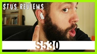 S530 Bluetooth Earbud Headset  Wireless Headphones  Review [upl. by Ailicec]