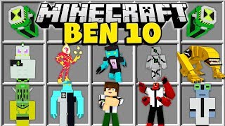 Minecraft BEN 10 MOD  CANNONBOLT WILDMUTT RIPJAWS THE OMNITRIX amp MORE [upl. by Elesig]