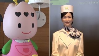 Henn na Hotel — the Huis Ten Bosch hotel where robots are at your service [upl. by Oneil]