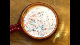 Raita Recipe  Raita for BiryaniPulav  रायता बनाने की विधि  Onion Raita  Onion Raita for Biryani [upl. by Nerrawed]