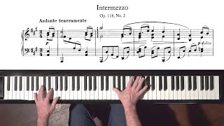 Brahms  Intermezzo Op118 No2 P Barton FEURICH piano [upl. by Aynuat752]