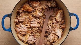 Pati Jinich  Irresistible Caramelized Brown Sugar Carnitas [upl. by Sairahcaz]