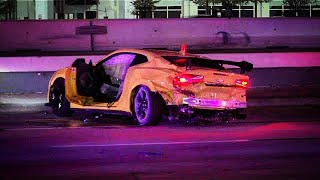 Caught On Camera Awful 140mph Camaro Wreck Kills Three Injures Several  Houston [upl. by Sirahc109]