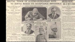 23rd July 1914 AustriaHungary presents ultimatum to Serbia [upl. by Kopaz318]