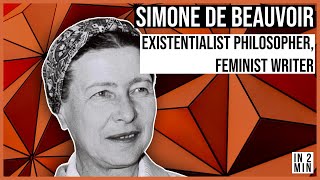 Simone de Beauvoir Existentialist philosopher feminist writer [upl. by Filomena266]