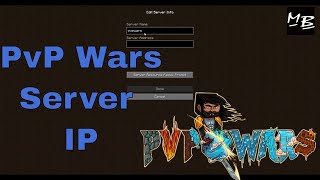 Minecraft PvPWars Server IP Address [upl. by Yrrac]