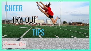 CHEER TRYOUTS MIDDLE SCHOOL TIPS [upl. by Atinuaj366]