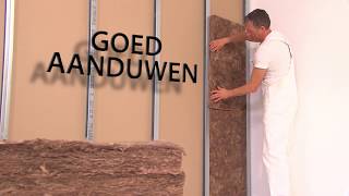 Knauf Insulation EASY Binnenwand  Verwerkingsvideo [upl. by Lamarre]