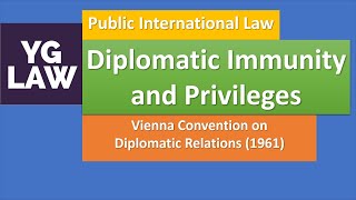 Law of Diplomatic Envoys Counsels and Representatives  Public International Law [upl. by Eldnik588]