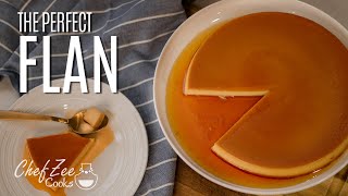 How To Make Flan  Flan de Leche Condensada  Chef Zee Cooks [upl. by Dayle]