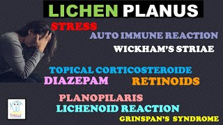 LICHEN PLANUS CauseClinical features amp treatment [upl. by Dash]