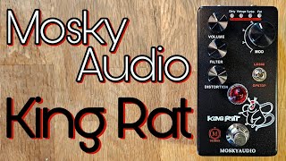 Mosky Audio King Rat distortion [upl. by Ytinirt723]