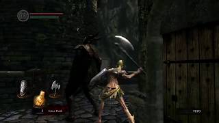 DARK SOULS REMASTERED How to Kill Black Knight START AREA [upl. by Kriss373]