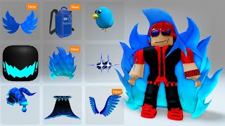 10 FREE BLUE ITEMS ON ROBLOX 😱 2023 [upl. by Inaleon]