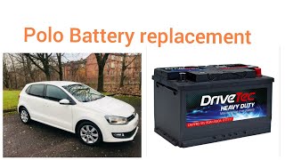 How to change the Battery on your car VW Polo [upl. by Yrffej]