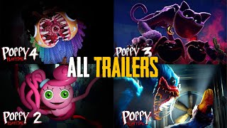 Poppy Playtime  ALL TRAILERS Chapter 1 2 3 and 4 Chapter 4  Official Game Trailer [upl. by Mannes]