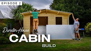 How to Construct a New Dunster House Log Cabin Tiny Home [upl. by Airod443]