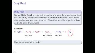 ACID and Concurrency Control Part 2 [upl. by Eldreeda]