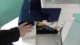 How to change your drum units and waste toner units in Xerox WorkCentre laser printers [upl. by Ern]