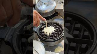 Must Try Korean Banana Waffle  Korean Street Food shortsvideo [upl. by Toulon]