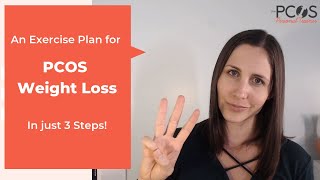 PCOS Exercise Plan for Weightloss just 3 steps [upl. by Vezza]