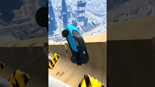 Buggati BlackampBlue Car Crashing 8  Mega Car Crashing Simulator  shorts gaming mysterxgaming [upl. by Dnilasor249]