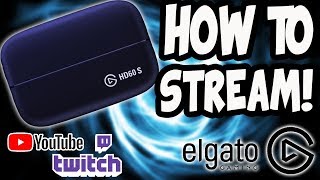 How to Stream Using the Elgato Game Capture HD YouTube Twitch Facebook etc EASY [upl. by Crista]