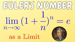 Eulers number as a limit  How to compute it [upl. by Chambers]