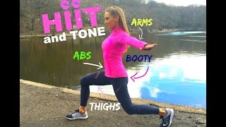 HIIT AND TONE  Full body workout suitable for every fitness level [upl. by Brunelle]