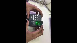 how to reset zkteco x7 and x6 [upl. by Amaral]