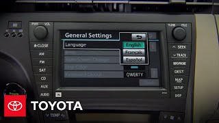 2010 Prius HowTo Navigation System  Toyota [upl. by Wons]