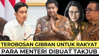 RESPON CEPAT GIBRAN UNTUK RAKYAT 🔥🔥 MARUARAR SIRAIT DAN PARA MENTERI TIDAK MENYANGKA GIBRAN TERBAIK [upl. by Dessma]