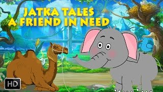 Jataka Tales  Short Stories for Children  A Friend In Need Elephant  Elephant Stories  Animated [upl. by Nonek827]