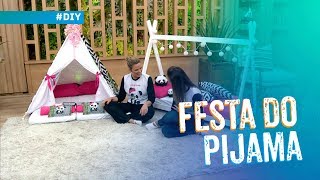 Aprenda a fazer uma festa do pijama [upl. by Leinto]