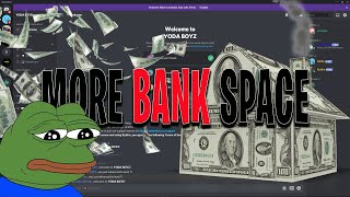 How To Make More Bank Space In Dank Memer Discord Bot [upl. by Annalla]