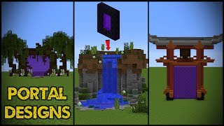 11 Minecraft Nether Portal Designs [upl. by Katlin]