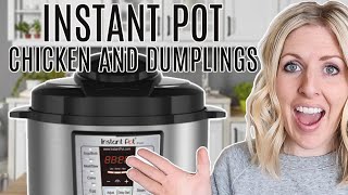 Instant Pot Chicken and Dumplings  Perfect for Beginners [upl. by Jacquie354]