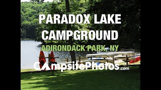 Paradox Lake Campground Adirondack Park New York [upl. by Largent]